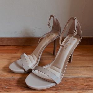 Nude Strappy Heels • U.S. Women’s 9
